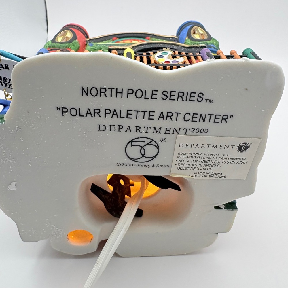 Department 56 Polar Palette Art Center Multi Color North Pole Series 56.56726 - Picture 5 of 8